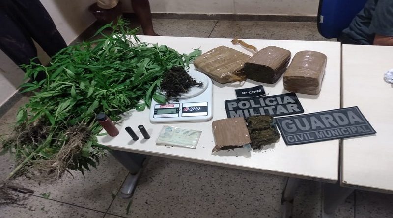 Material apreendido em Moju — Foto: Ascom/PM