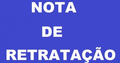 NOTA RETRATAÇÃO