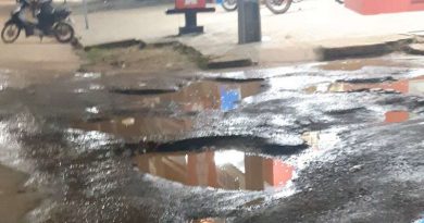 Rua com acesso a jamanxim  teve clamor popular para prefeitura fazer o concerto (Foto:Via WhatsApp)