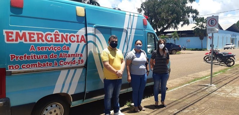 2021_03_20_Foto_Divulgação Norte Energia_Entrega de ambulância à Prefeitura de Altamira