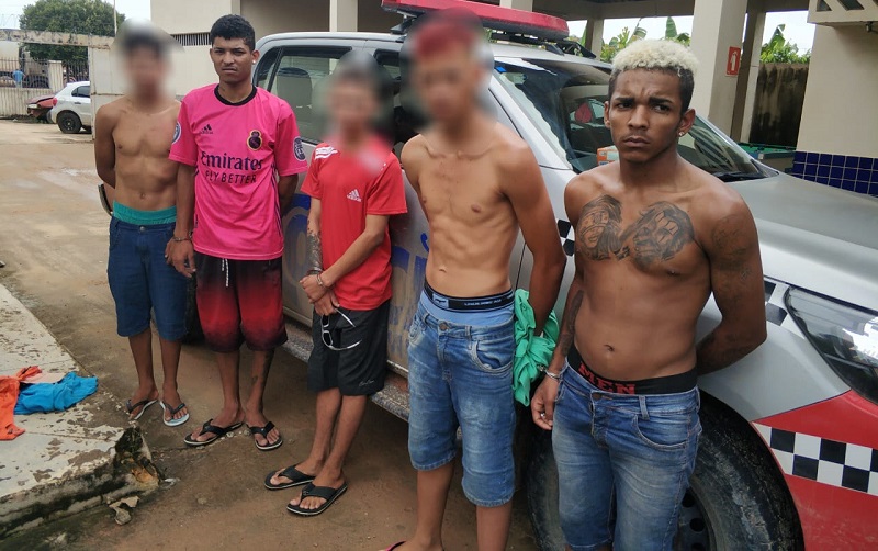 Castelo dos Sonhos (PA): cinco pessoas foram presas em flagrante por roubo/receptação de veículo (Foto: Reprodução.)