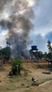 Destruição na operação