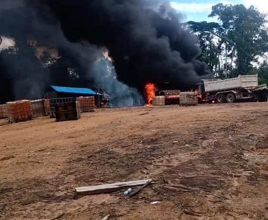 Garimpo destruido pela operação