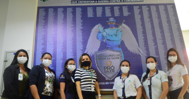 Colaboradores do setor de Gestão de Pessoas do HRBA - Foto Comunicação Pró-Saúde