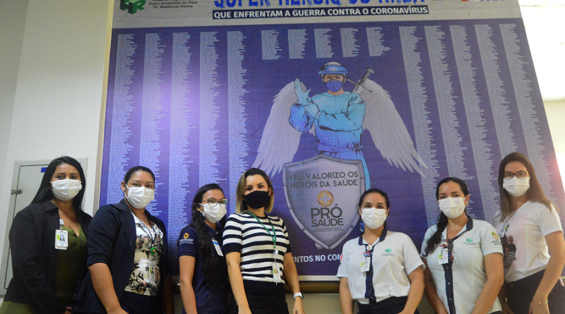 Colaboradores do setor de Gestão de Pessoas do HRBA - Foto Comunicação Pró-Saúde