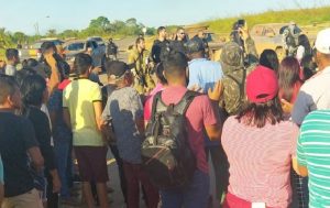 População protesta