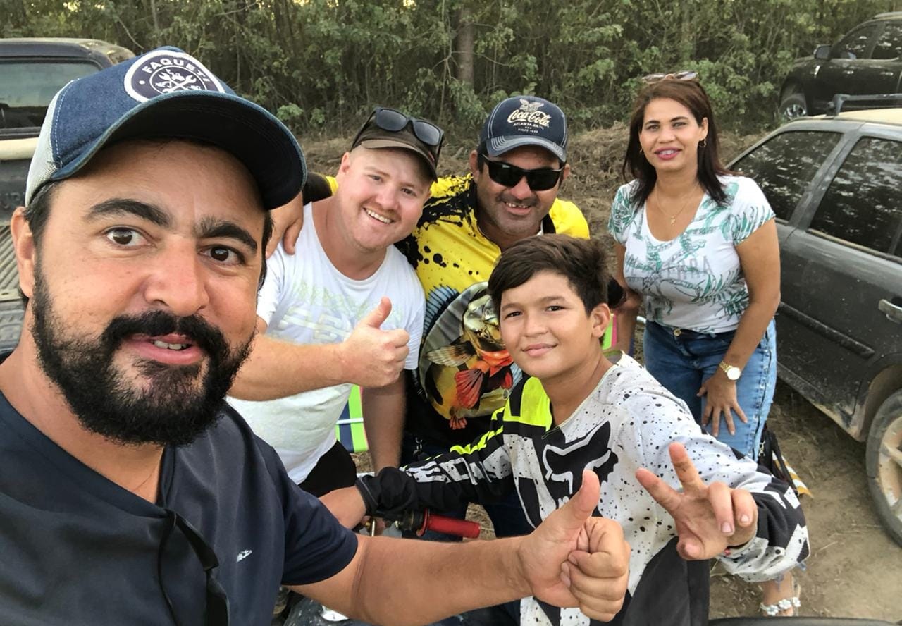 "Vitor de Paula de apenas 13 anos  foi revelação no motocross de Novo Progresso (Foto:Reprodução)