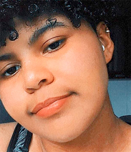 Ana Paula Sousa do Nascimento, de 18 anos, que morreu, domingo 27 de junho de 2021, após ser atingida por um Renault Duster utilizado como viatura da Polícia Militar, 