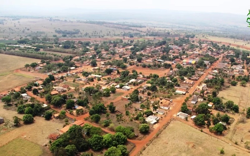 Crime ocorreu no Distrito de Santa Elvira, MT — Foto: Márcio Fidélis/Prefeitura de Juscimeira 