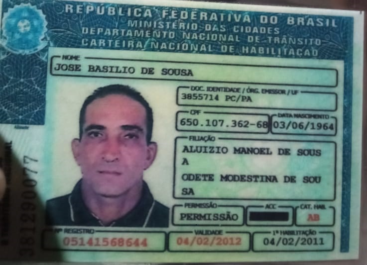 José Basílio de Souza- Vulgo, Zagueiro, morto no confronto (Foto:Reprodução)