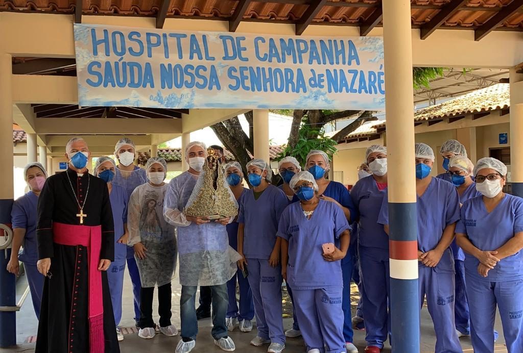 equipe recepcionando