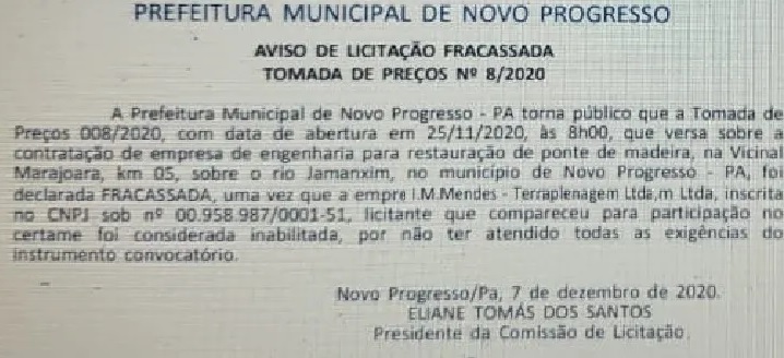 Fonte:Prefeitura