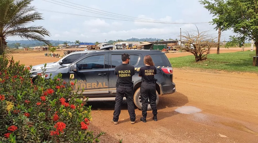 PF cumpriu mandado de busca e apreensão em três endereços, todos em Novo Progresso. — Foto: Ascom PF