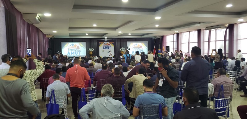Governador Helder Barbalho discursa para os participantes (Foto>Via WhatsApp)