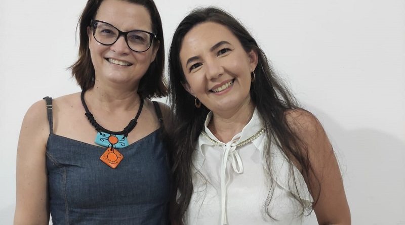 Novos Sonhos Solange Ximenez (vice) e Aldenize Xavier (reitora) Foto Edson Almeida 26.11.2021