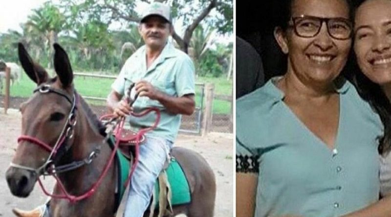 João Valadares, de 58 anos, e da mulher dele, Anita Valadares, de 54, foram encontrados pelos filhos em estado de decomposição, dentro da fazenda do casal, na Vila Feitosa, zona rural do município.(Foto:Reprodução