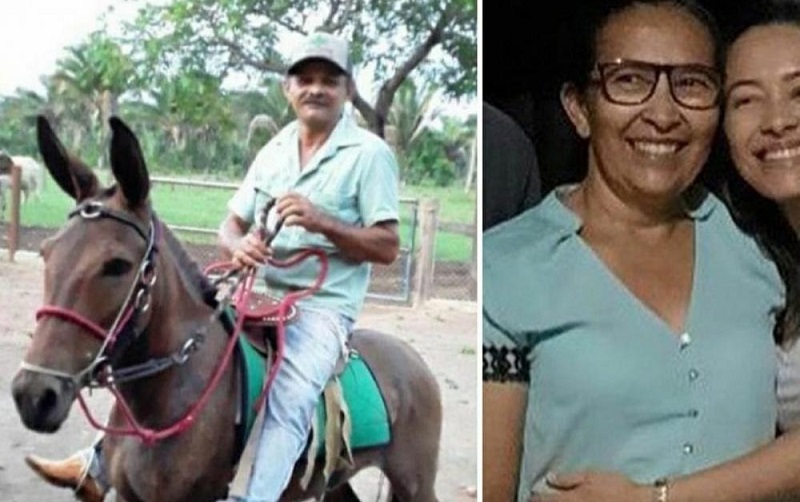 João Valadares, de 58 anos, e da mulher dele, Anita Valadares, de 54, foram encontrados pelos filhos em estado de decomposição, dentro da fazenda do casal, na Vila Feitosa, zona rural do município.(Foto:Reprodução