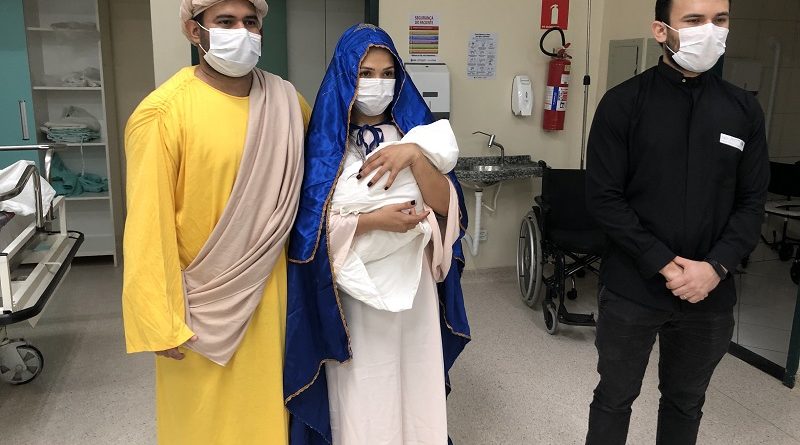 Présepio vivo no HRSP. Fotografia Comunicação Pró-Saúde (1)