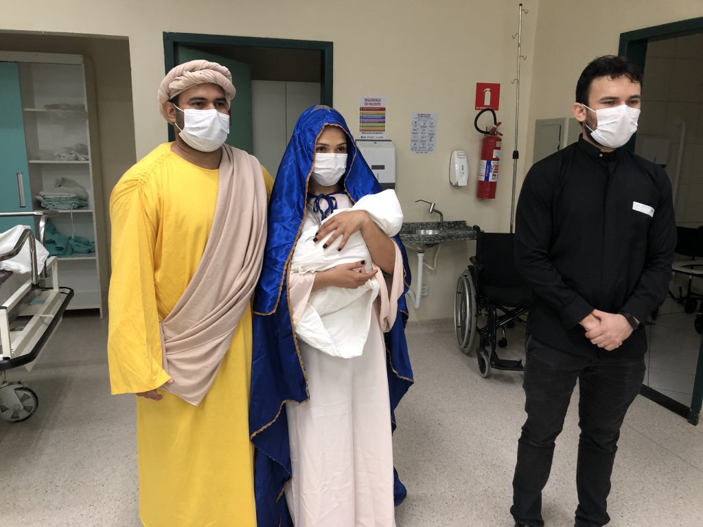 Présepio vivo no HRSP. Fotografia Comunicação Pró-Saúde (1)