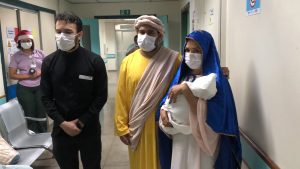 Présepio vivo no HRSP. Fotografia Comunicação Pró-Saúde (2)