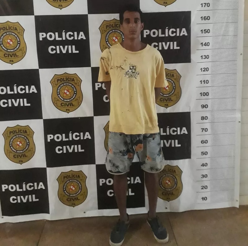 Thiago Silva, de 21 anos, foi preso nesta quinta-feira, 16. Na delegacia o jovem confessou o crime. — Foto: Divulgação/Polícia Civil Thiago Silva, de 21 anos, foi preso nesta quinta-feira, 16. Na delegacia o jovem confessou o crime. — Foto: Divulgação/Polícia Civil