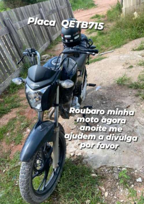Gente quem puder divulga o roubo da minha moto agradeço de coração, minha moto e um fan 160 preta tem rodao, ela foi roubada na Otávio onetta  rua Emerson santos  Atrás da rodoviária, no domingo a noite na porta de casa no quintal, Porfavor preciso muito da minha moto pra trabalhar. Quem vê por ai me avisa meu meu contato é 984114134 eu recompenso Porfavor agradeço quem pode me ajuda😔🥺