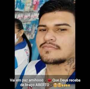 Euller Printes chegou a receber atendimento, mas não resistiu aos ferimentos — Foto: Reprodução/Redes Sociais