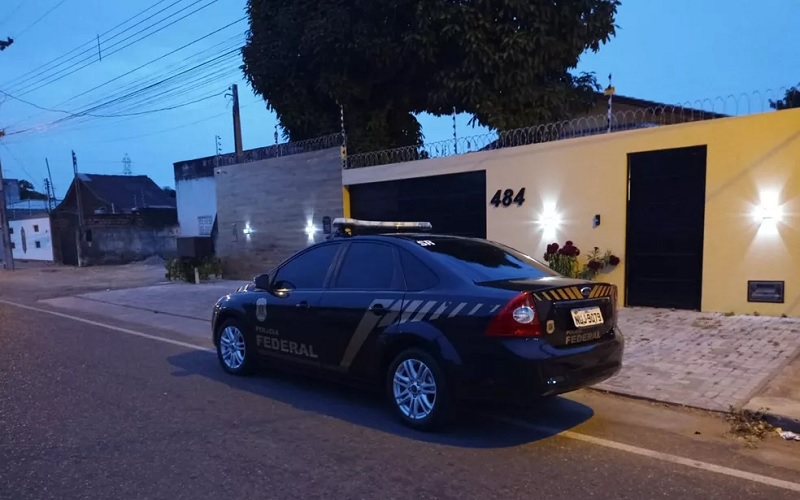 Um dos endereços alvos da operação da Polícia Federal nesta quinta-feira (17) (Foto: PF) 