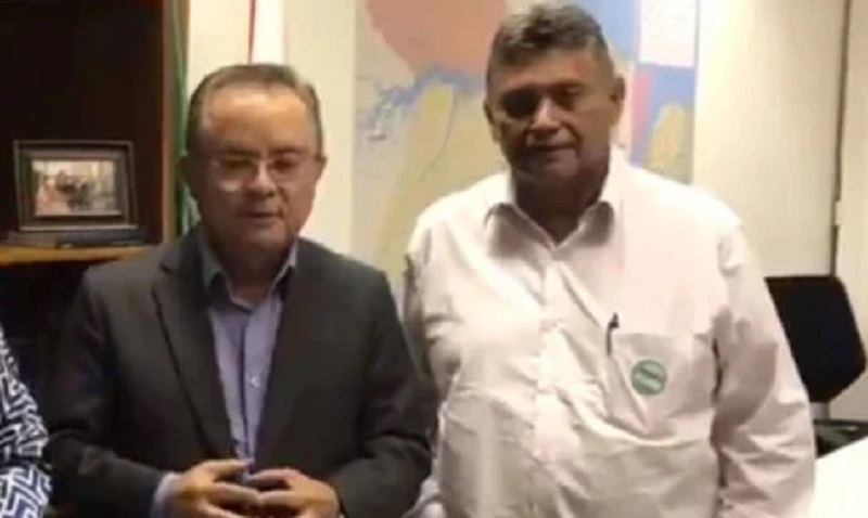 Reprodução/ Redes sociais/ EstadãoSenador Zequinha Marinho e o empresário Jassonio Leite Senador Zequinha Marinho e o empresário Jassonio Leite