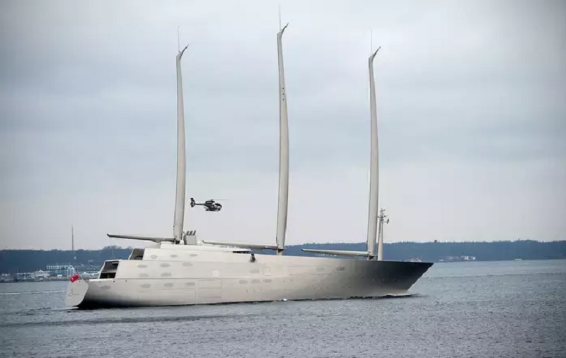  Iate de Andrey Melnichenko apreendido na Itália (Keld Navntoft / Scanpix Denmark / AFP / Arquivo)