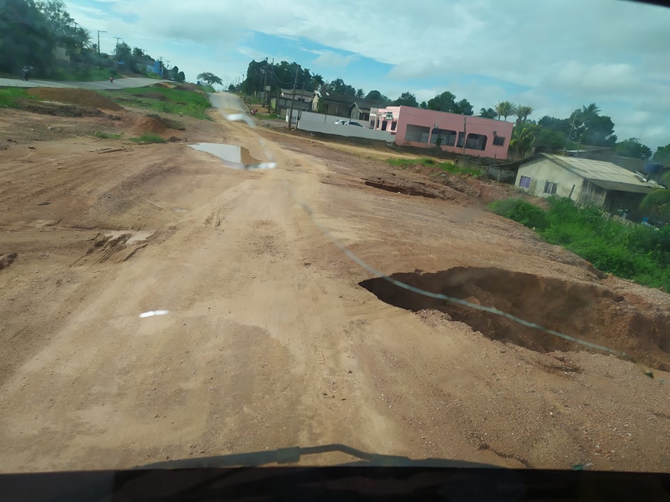 Local proximo bairro indsutrial onde foi encontrado