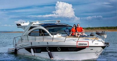 Entre as fotos juntadas no relatório pelos investigadores estão uma lancha com o nome "Garimpeiro", caminhonete importada, helicóptero e aviões.
  (Foto:Reprodução UOL)