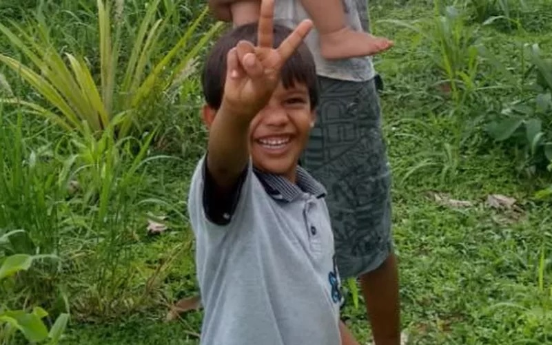 Criança de 9 anos foi atacada pela onça. (Foto:Reprodução)