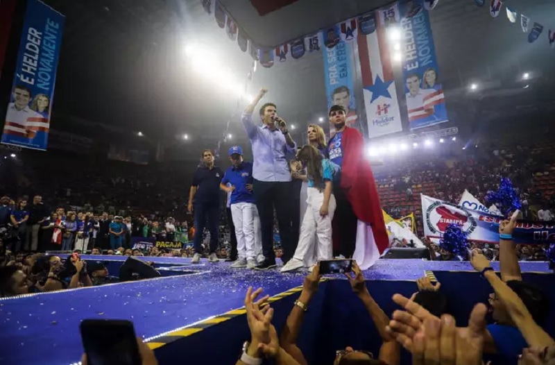 O evento reuniu mais de 12 mil pessoas na Arena Guilherme Paraense, o Mangueirinho, em Belém (Filipe Bispo)