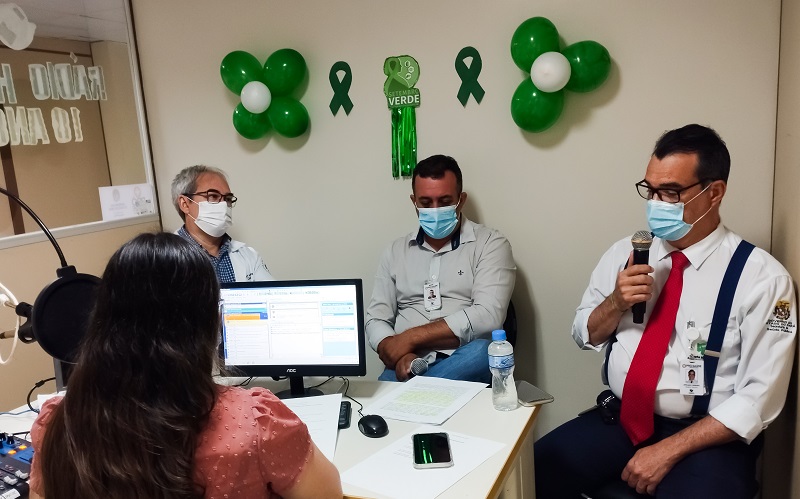 Abertura da campanha Setembro Verde do HRBA -Imagem Pró-Saúde