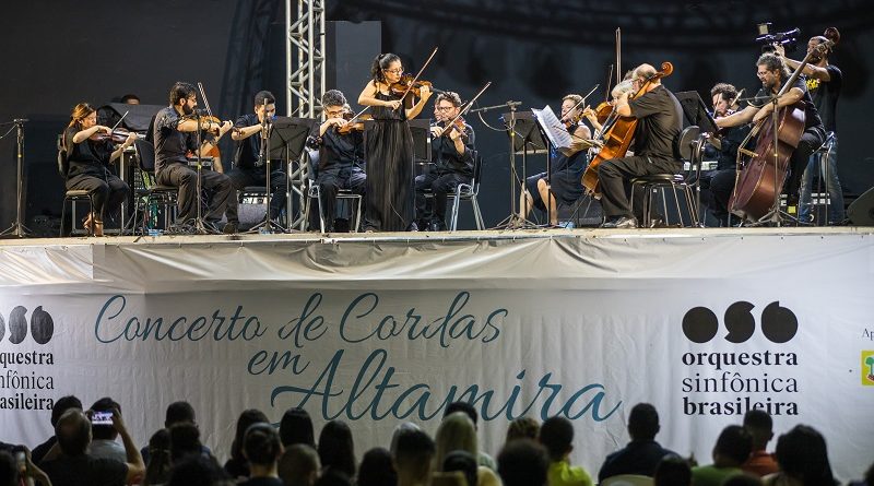 Apresentação pioneira em Altamira no Estado do Pará.  foto: Jaime Souzza/Norte Energia