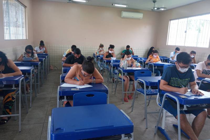 Em Vigia candidatos na prova do Programa Forma Pará para ingresso no ensino superior Em Vigia candidatos na prova do Programa Forma Pará para ingresso no ensino superior Foto: Divulgação