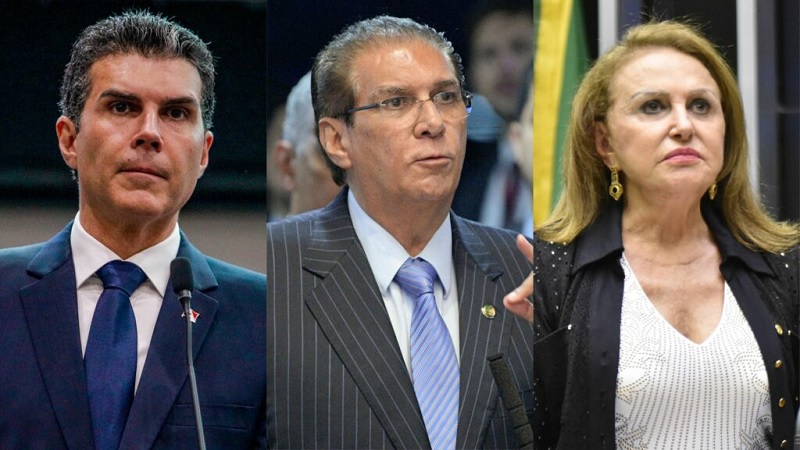 Senador Jader Barbalho, seu filho Helder, governador do Pará, e sua ex-mulher Elcione, deputada federal, são responsáveis por R$ 176,6 milhões. (Foto:Reprodução)