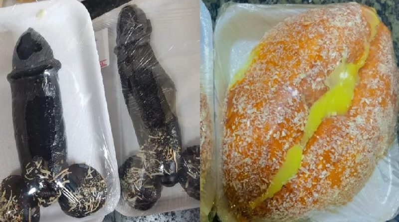 Pães também ganham formato de vagina. — Foto: Reprodução / Arquivo Pessoal