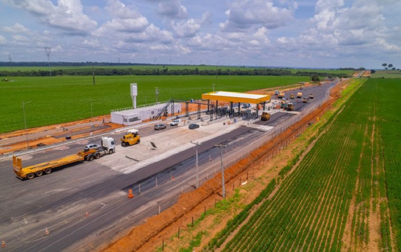 Concessionária Via Brasil inicia operação-teste de praças de pedágio na BR-163/MT entre Cláudia e Guarantã do Norte, no Mato Grosso (Foto:Créditos: Via Brasil BR-163 )