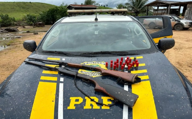 Operação conjunta prende duas pessoas e apreende armas e munições no Pará -(Foto:Assessoria de Comunicacao MPF-PA)