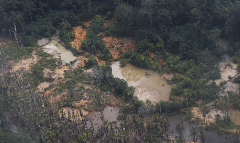 Garimpo ilegal no Pará. (Foto: Fernando Frazão/Agência Brasil)