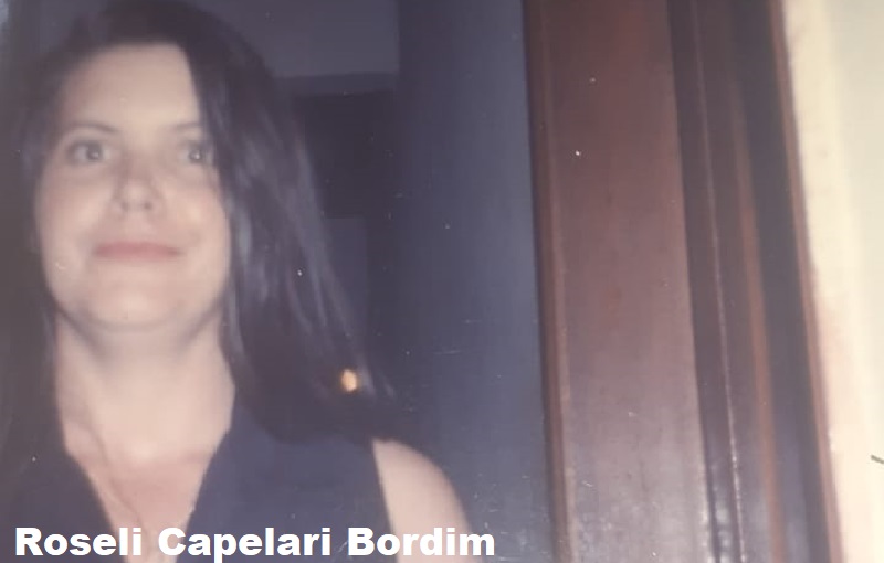 Roseli Capelari Bordin, foi assassinada na casa onde morava (fazenda), em frente aos filhos. Foto: Arquivo Familiar)