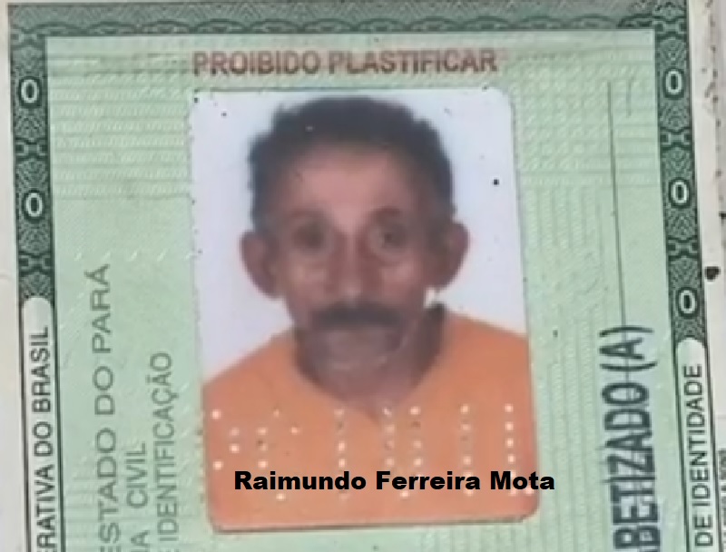 Raimundo Ferreira Mota (Foto: Reprodução Policia)