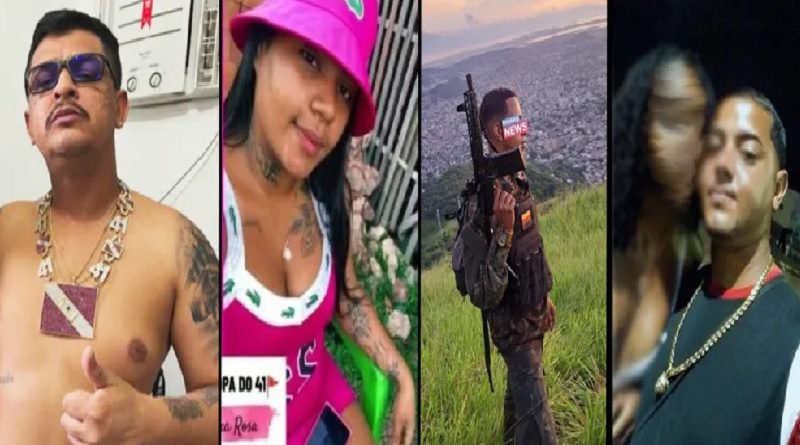 Léo 41, Faixa Rosa, Turista e Maycon: alguns dos mortos da operação no Complexo do Salgueiro — Foto: Reprodução/Rede social
