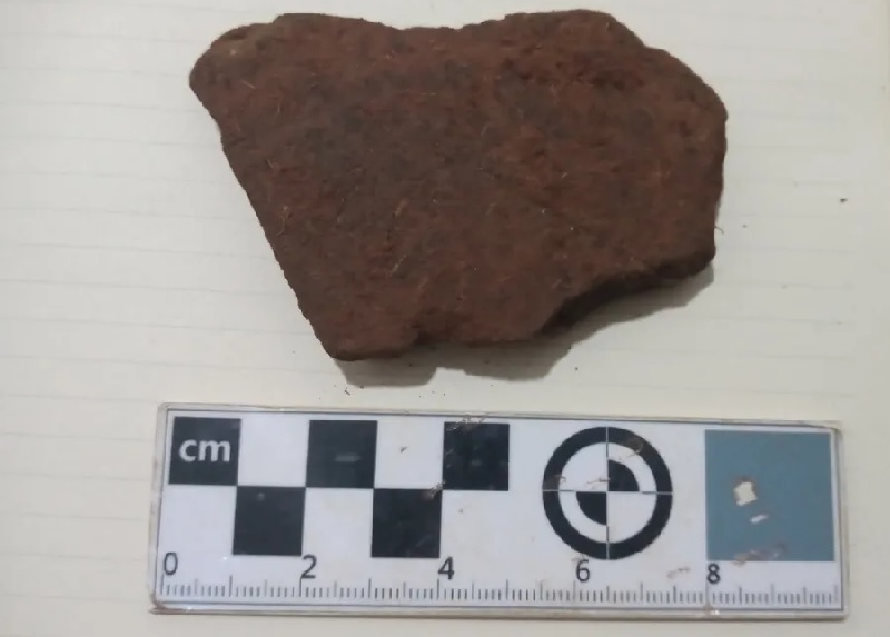 Foram encontrados materiais de civilizações antigas que viveram na região — Foto: Reprodução