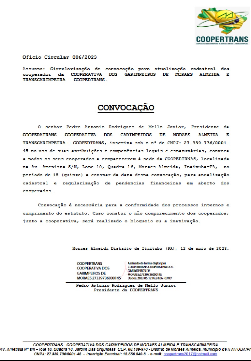 copertrans convoca