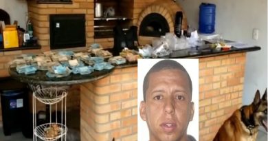 Dinheiro e armas foi encontrado na residência do Fantasma em Novo Progresso.