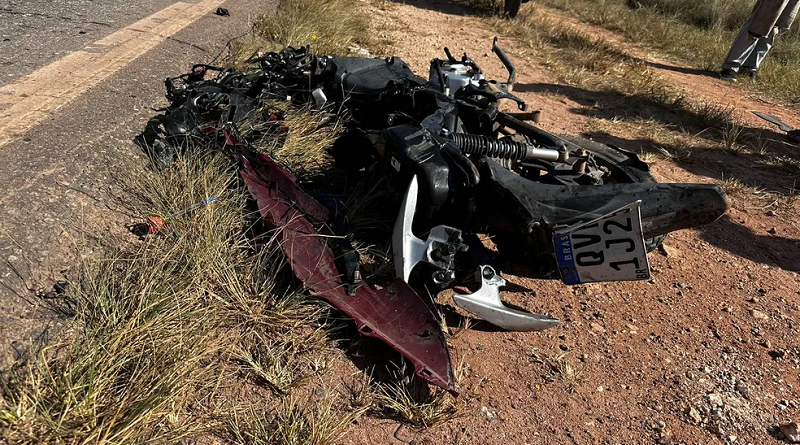 Mulher morre em acidente em Rio Maria, no Pará. — Foto: Reprodução
