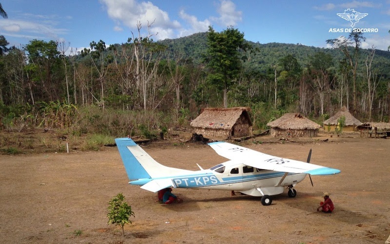 Asas de Socorro, uma organização cristã missionária que fornece apoio logístico, incluindo aviões, para áreas remotas. Foto: Reprodução/Asas do Socorro